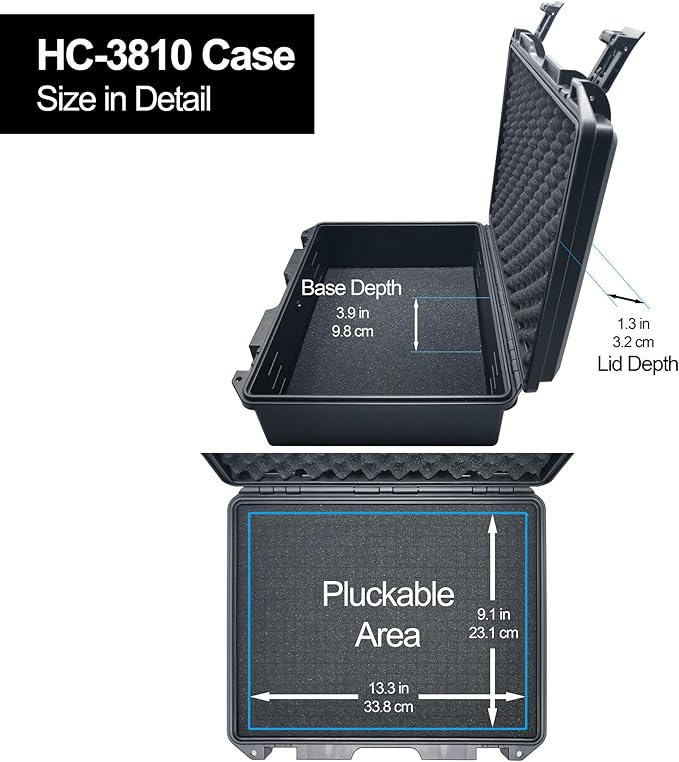 Lykus HC-3810 Waterproof Hard Case - Image 4