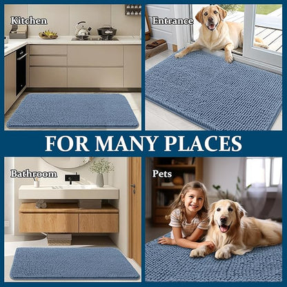 OLANLY Dog Door Mat for Muddy Paws 47x17, Absorbs Moisture and Dirt, Absorbent - Image 8