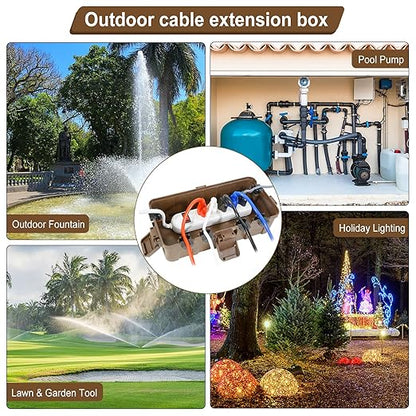 Outdoor Electrical Box Waterproof, OUTDSPLY Medium Outdoor Electrical Box w/ 6 - Image 7