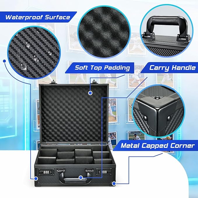Card Storage Box for 3" x 4" 35pt Toploaders, Sports Cards Case - Image 5