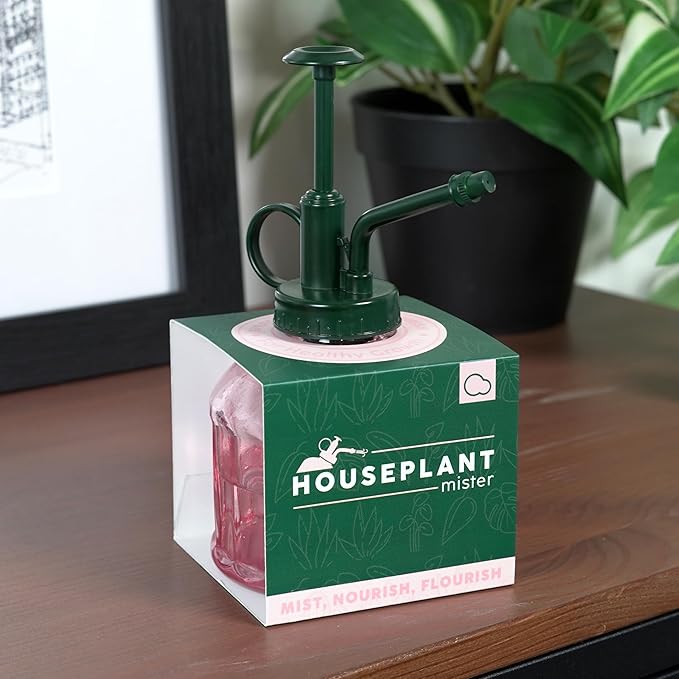 Houseplant Mister Spray Bottle – 180ml Pink Glass Plant Sprayer - Image 3