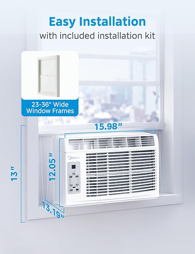 Midea 5, 000 BTU Window Air Conditioner, Cools up to 150 Sq. Ft. - Image 6