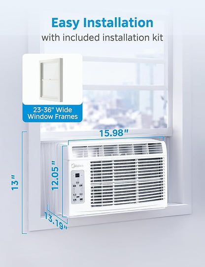 Midea 5, 000 BTU Window Air Conditioner, Cools up to 150 Sq. Ft. - Image 6
