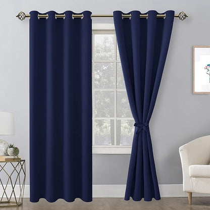 Hiasan Blackout Curtains for Bedroom, 52 x 96 Inches Long - Image 2