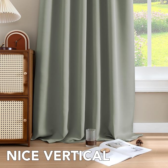 H.VERSAILTEX Blackout Curtains Thermal Insulated Window Treatment Panels Room - Image 8