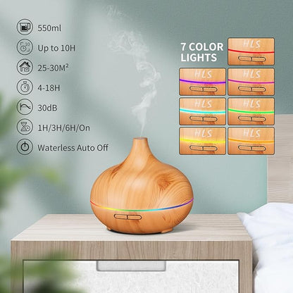 HLS Aroma Diffusers for Essential Oils Large Room - Image 2