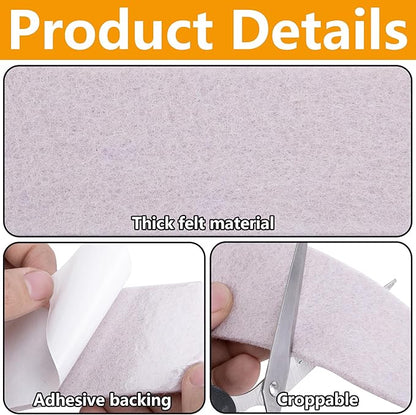 moonoom 2 Roll 16.4 Ft x 2'' Window Condensation Absorber Strip, Thick Window - Image 3