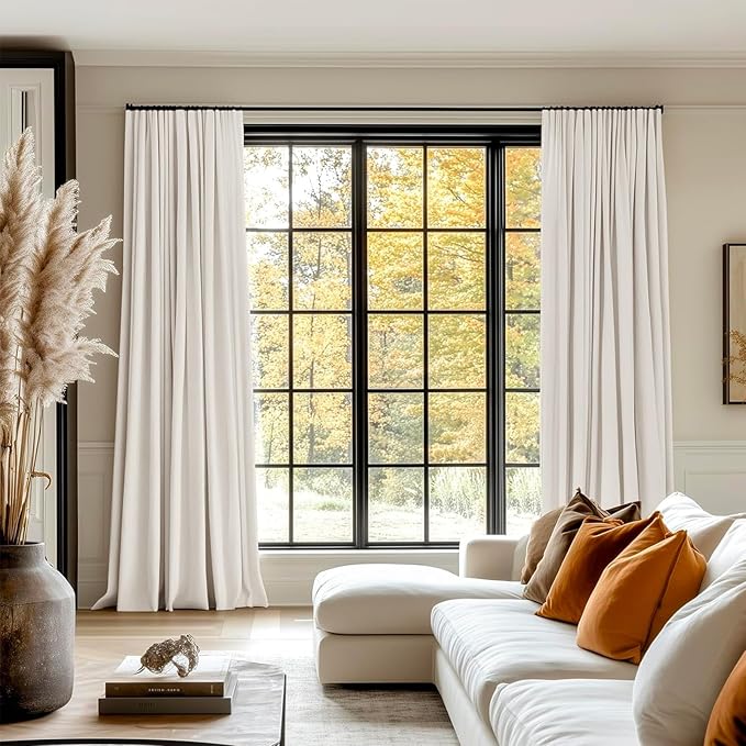 INOVADAY Thermal Sliding Door Curtains 100% Blackout Curtains - Image 3