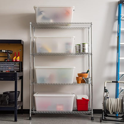 IRIS USA 91 Qt Stackable Plastic Storage Bins - Image 3