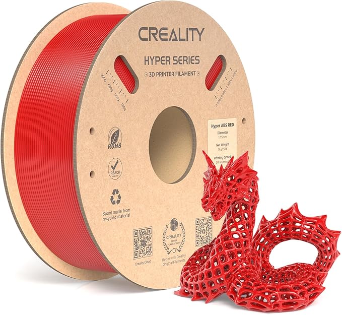 Creality Hyper ABS Filament, Official 3D Printer Filament ABS 1.75mm by Creality