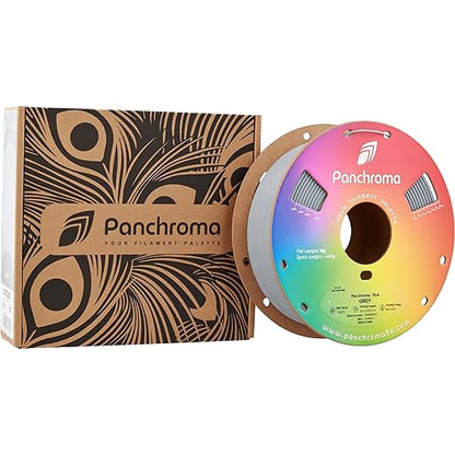 Panchroma PLA Grey 3D Printer Filament, 1kg Spool, High Speed Printing - Image 8