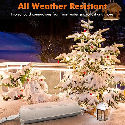 2 Pack of Outdoor IP44 Waterproof Connection Box by Restmo, Weatherproof - Image 6