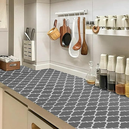 Shelf and Drawer Liner for Kitchen Cabinets Non-Adhesive, Strong Grip Non-Slip - Image 8