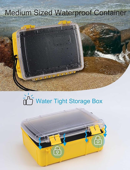 Hlotmeky Waterproof Dry Box Waterproof Container, Water Proof Box Water Tight - Image 2
