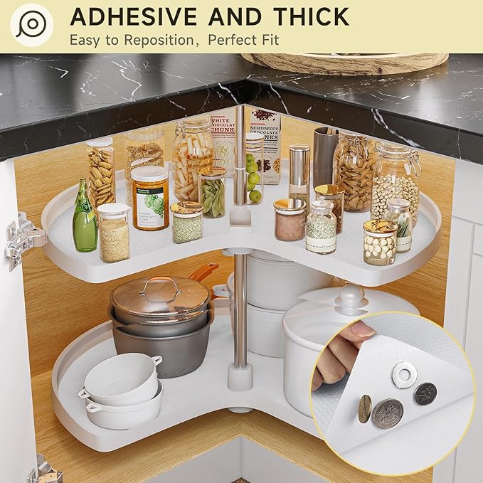 WochiTV Adhesive Shelf Liner 11.8 X 360 Inches Peel and Stick Kitchen Liner - Image 4