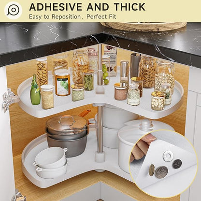 WochiTV Adhesive Shelf Liner 17.5 X 120 Inches Peel and Stick Kitchen Liner - Image 4