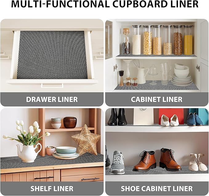 Shelf Liners for Cabinets-Drawer Liner Cabinet Liners for Shelves Kitchen - Image 5