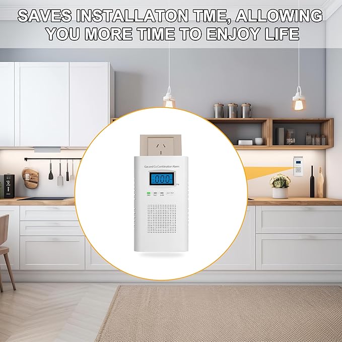 Plug in Combination Gas & Carbon Monoxide Detectors - Image 4