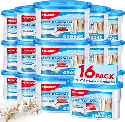 16 Pack Moisture Absorbers, 10.5 OZ Humidity Absorber Bucket, Moisture Absorbers by Unknown