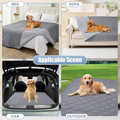 Smiry Waterproof Dog Bed Cover Pet Blanket, Soft Washable Dog Blanket - Image 7
