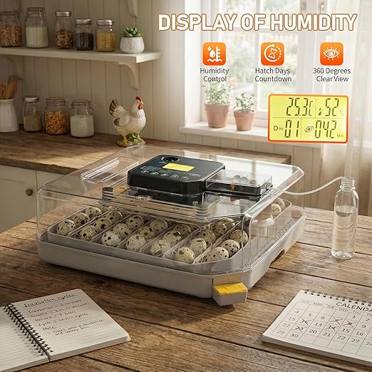 Winado Incubators for Hatching Eggs, 48 Egg Incubator - Image 3