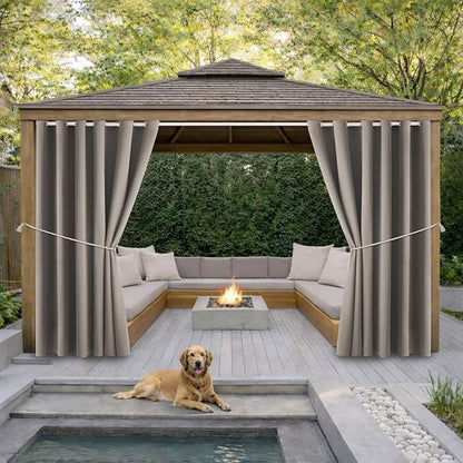 Waterproof Outdoor Curtain W84 x L84 by DivaenCamino