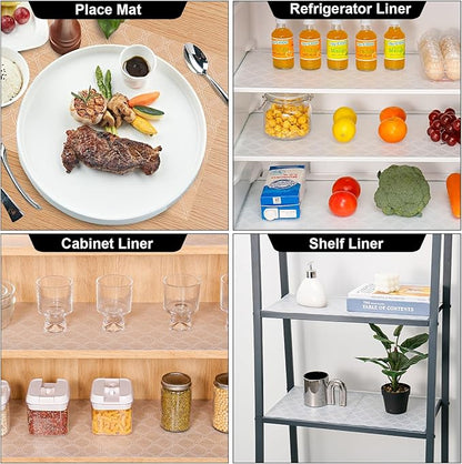 Cooyes Shelf Paper for Kitchen Cabinets Non Adhesive, Waterproof & Oil-Proof - Image 7
