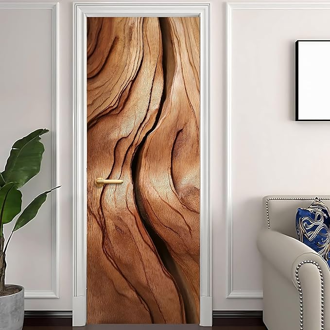 3D Door Decals Stickers, Peel Stick Wall Murals Vinyl Wallpaper Self-Adhesive - Image 2