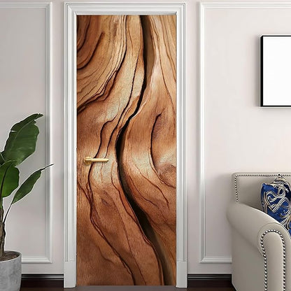 3D Door Decals Stickers, Peel Stick Wall Murals Vinyl Wallpaper Self-Adhesive - Image 2