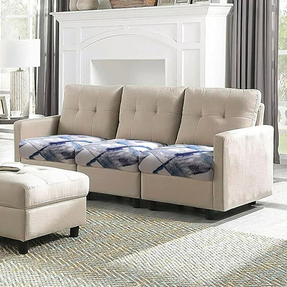 Fuloon Sofa Cushion Covers, Stretch Printed Seat Cushion Cover Couch Seat - Image 9