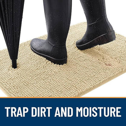 OLANLY Dog Door Mat for Muddy Paws 70x32, Absorbs Moisture and Dirt, Absorbent - Image 2