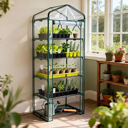 Worth Garden 5 Tier Mini Greenhouse - Image 2