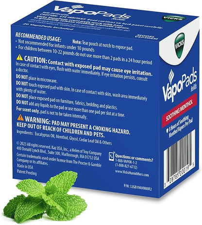Vicks VapoPads Original Menthol Scent Refill Pads - Image 7