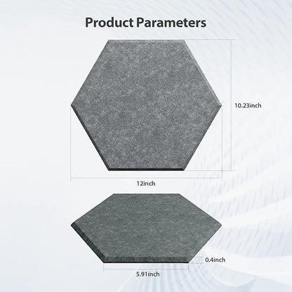 12 Pack Acoustic Panels Self Adhesive Sound Proof Foam, High Density Sound - Image 6