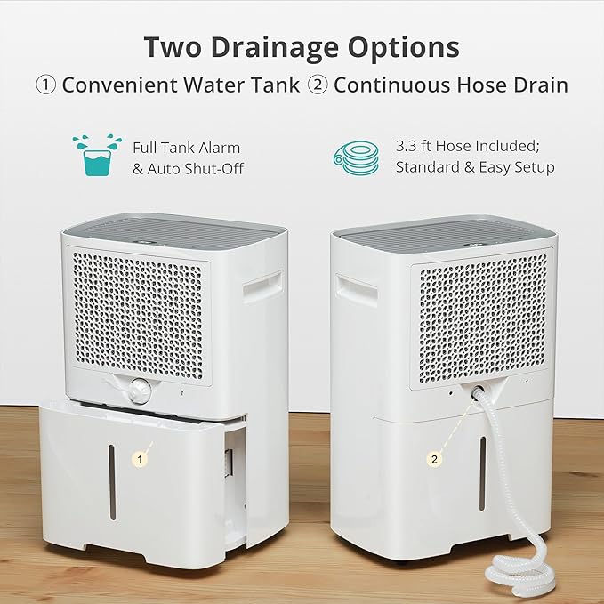 Kesnos 5, 000 Sq. Ft. Most Efficient Energy Star 2025 Dehumidifier - Image 6