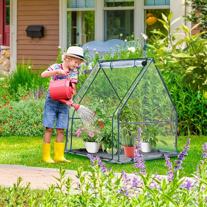 Mini Greenhouse for Indoor Outdoor: Ohuhu Portable Green House - Image 2