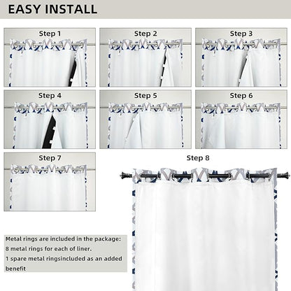 DriftAway Soundproof Thermal Insulated Quilted Curtain Liners - Image 9