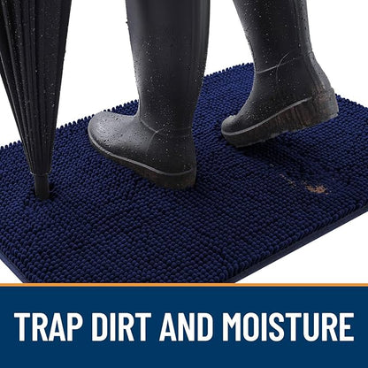 OLANLY Dog Door Mat for Muddy Paws 48x30, Absorbs Moisture and Dirt, Absorbent - Image 2