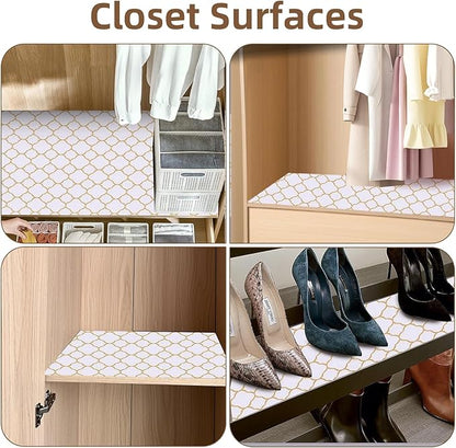 Shelf Drawer Liners for Kitchen Cabinets 11.8 x 236.2 Inches Non Adhesive - Image 8