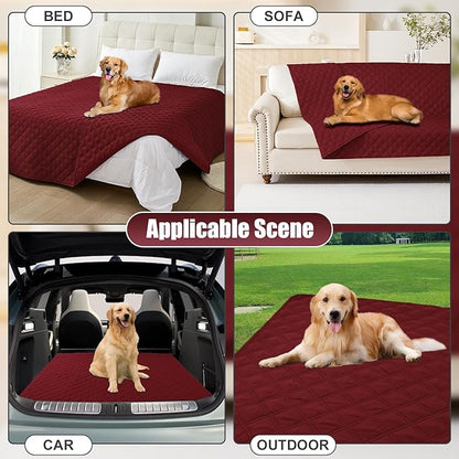 Smiry Waterproof Dog Bed Cover Pet Blanket, Soft Washable Dog Blanket - Image 7