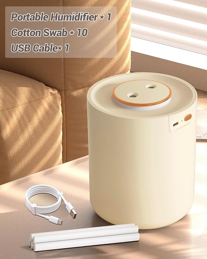 Portable Small Humidifier, 1500ml Small Humidifiers - Image 2