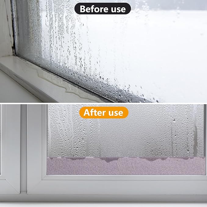 moonoom 2 Roll 16.4 Ft x 2'' Window Condensation Absorber Strip, Thick Window - Image 6