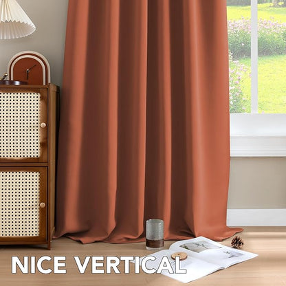 H.VERSAILTEX Blackout Curtains Thermal Insulated Window Treatment Panels Room - Image 8