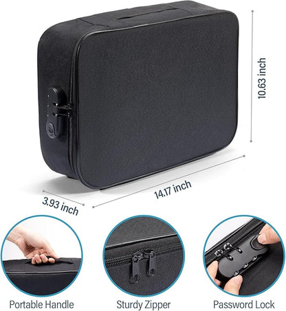 HOMEE Document Safe Box Waterproof, Document Bag - Image 2