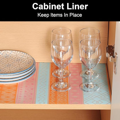 Cooyes Drawer and Shelf Liner, Non-Adhesive Shelf Liners - Image 3