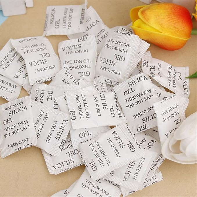 100 Pack Silica Gel Desiccant Moisture Absorber Dehumidifier - Image 5