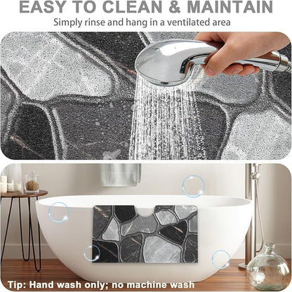 Square Shower Mat Non Slip: 24x24 Inch Extra Large Shower Mats - Image 5