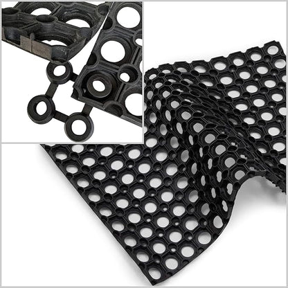 SafetyCare Interlocking Rubber Drainage Floor Mat - Image 2