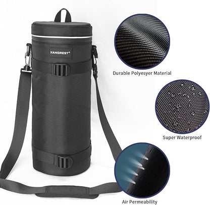 Camera Lens Case Bag for Photographyers, Zipper Waterproof Lens Protective - Image 3