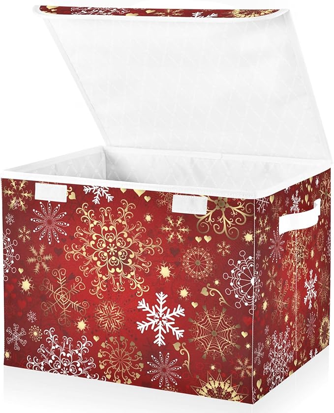 xigua Christmas Snowflakes Storage Bins - Image 2